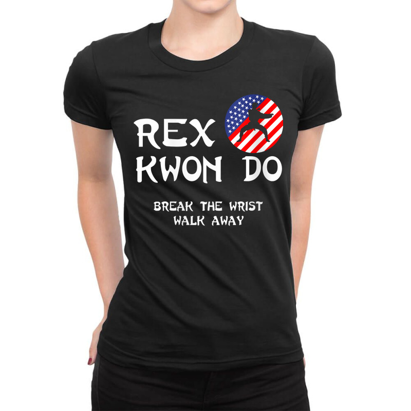 Womens Break The Wrist Walk Away   Rex Kwon Do V Neck T Shirt Ladies Fitted T-Shirt by cm-arts | Artistshot