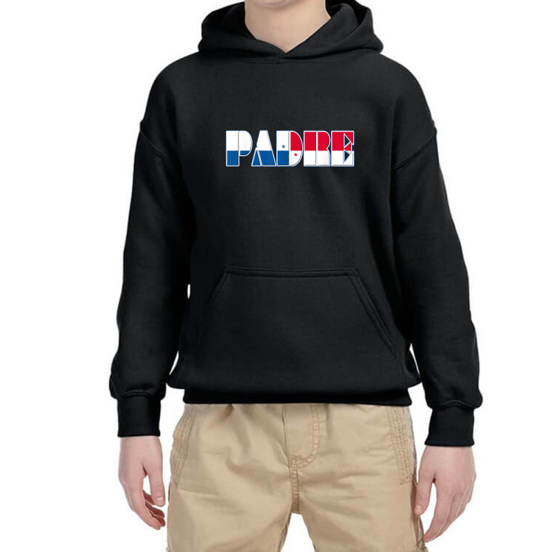 Panamanian Flag Padre Tee Shirt For Hispanic Fathers Day Youth Hoodie by cm-arts | Artistshot