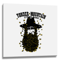 Yonder Mountain String Metal Print Square | Artistshot