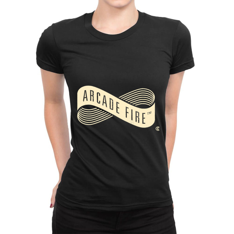 Arcade Fire Live On Stage Ladies Fitted T-Shirt by Kuwannin528 | Artistshot