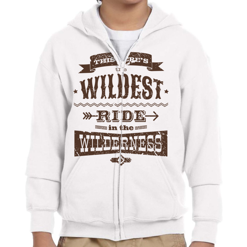 Big Thunder Mountain Wildest Ride Youth Zipper Hoodie | Artistshot