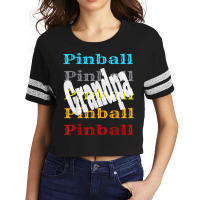 Pinball Grandpa Retro Video Game Arcade Player Winner Wizard Scorecard Crop Tee | Artistshot