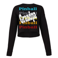 Pinball Grandpa Retro Video Game Arcade Player Winner Wizard Cropped Sweater | Artistshot