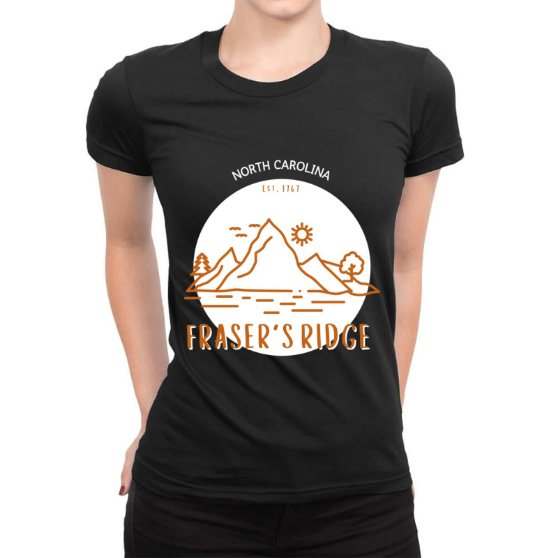 Fraser's Ridge North Carolina 1767 Sassenach Ladies Fitted T-Shirt by Kosdapen517 | Artistshot