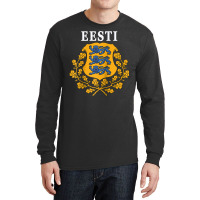 Estonia Eesti National Coat Of Arms Raglan Baseball Tee Long Sleeve Shirts | Artistshot