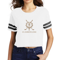 St Andrews Links Scorecard Crop Tee | Artistshot