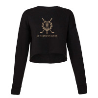 St Andrews Links Cropped Sweater | Artistshot