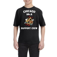 Chicago 2022 Marathon Support Crew For Hot Dogs Home Runs T Shirt Youth Tee | Artistshot