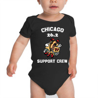 Chicago 2022 Marathon Support Crew For Hot Dogs Home Runs T Shirt Baby Bodysuit | Artistshot