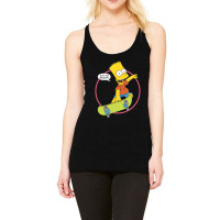 The Simpsons Bart Simpson Eat My Shorts Racerback Tank | Artistshot