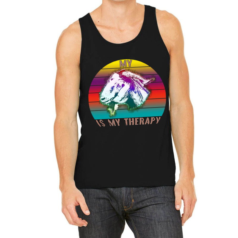 My Goat Is My Therapy, My Goat Is My Therapy Art, My Goat Is My Therap Tank Top by SHPER904 | Artistshot