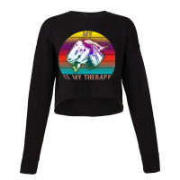 My Goat Is My Therapy, My Goat Is My Therapy Art, My Goat Is My Therap Cropped Sweater | Artistshot