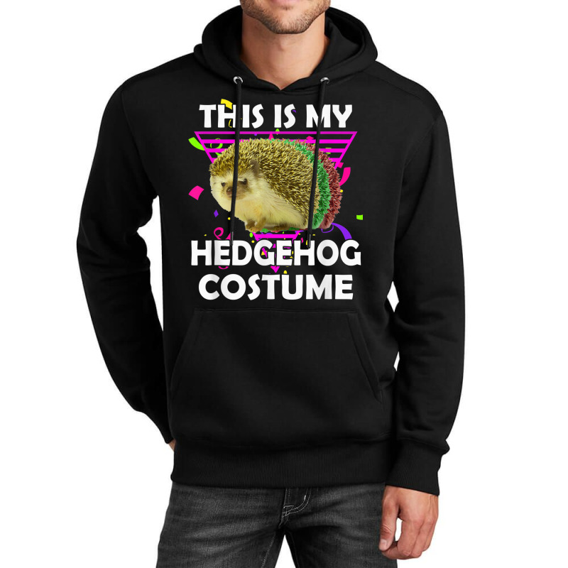 This Is My Hedgehog Costume Funny Halloween Lazy Costume Unisex Hoodie | Artistshot