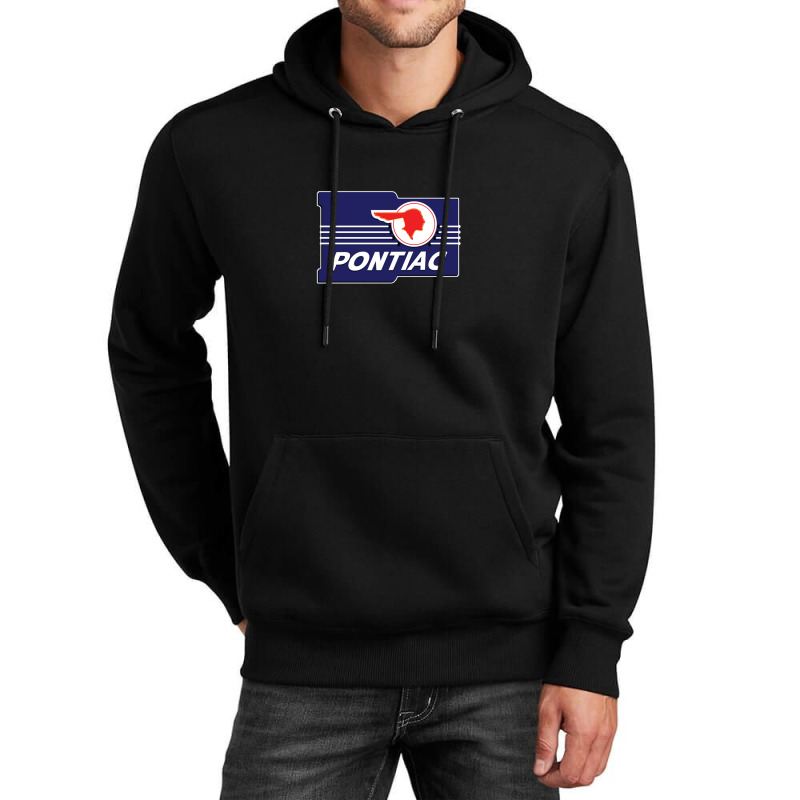 Retro 1940s Pontiac Classic Car Dealership Sign Unisex Hoodie | Artistshot