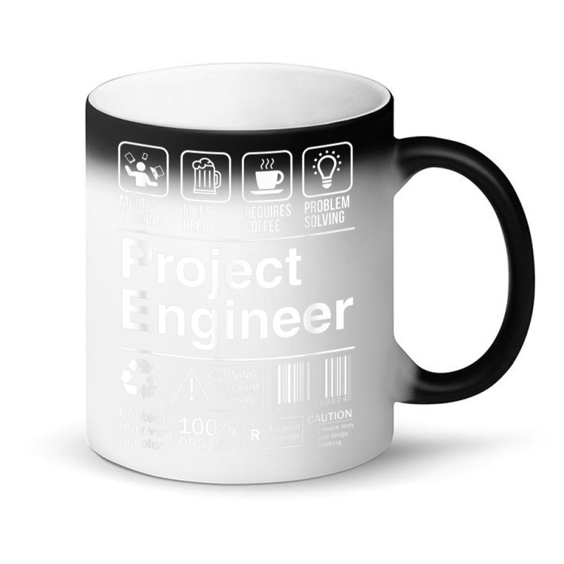 Project Engineer Product Label T Shirt Magic Mug | Artistshot