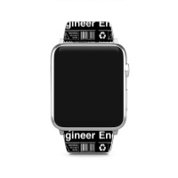 Project Engineer Product Label T Shirt Apple Watch Band | Artistshot