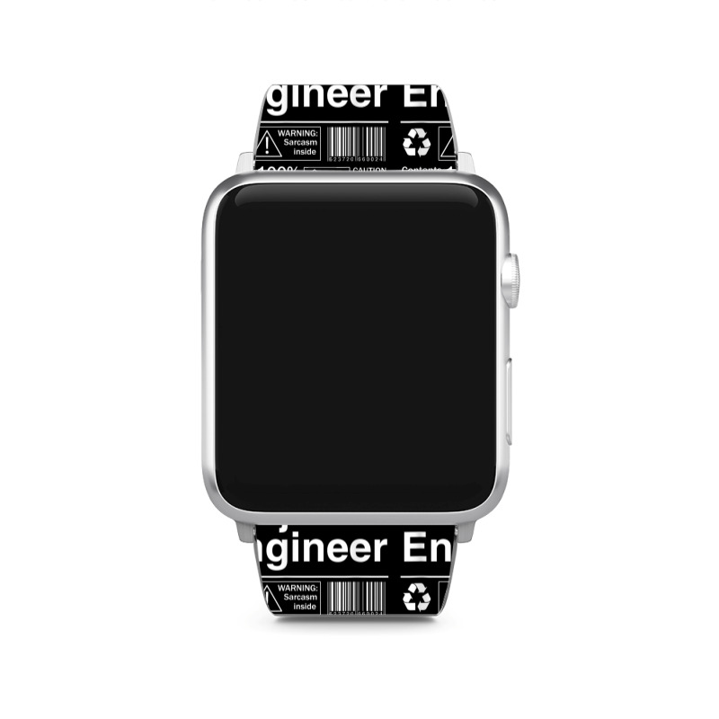 Project Engineer Product Label T Shirt Apple Watch Band | Artistshot