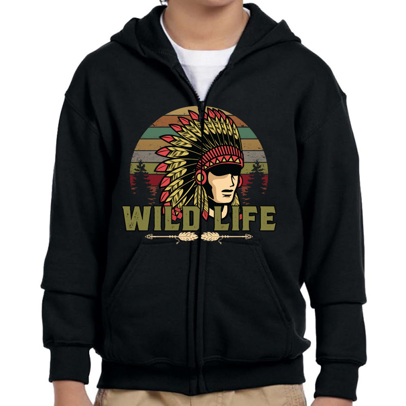 Native American, Native American Art, Native American Vintage, Native  Youth Zipper Hoodie by SHPER904 | Artistshot