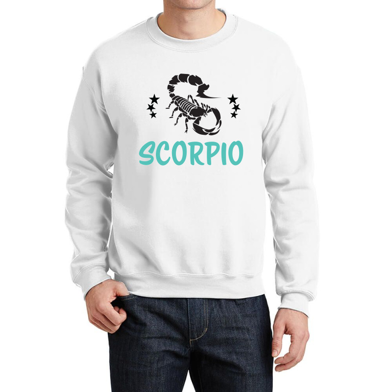 Scorpio Zodiac Crewneck Sweatshirt by EmarDesign | Artistshot