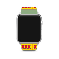 Gold  B33r Drink Apple Watch Band | Artistshot