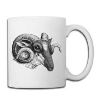 Profile Of A Ram, Profile Of A Ram Art, Profile Of A Ram Vintage, Prof Coffee Mug | Artistshot