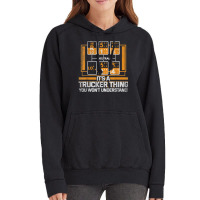 Gear Shift Funny Truck Driver Trucker Gift Vintage Hoodie | Artistshot