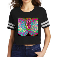 Psychedelic Pussy, Psychedelic Pussy Art, Psychedelic Pussy Vintage, P Scorecard Crop Tee | Artistshot