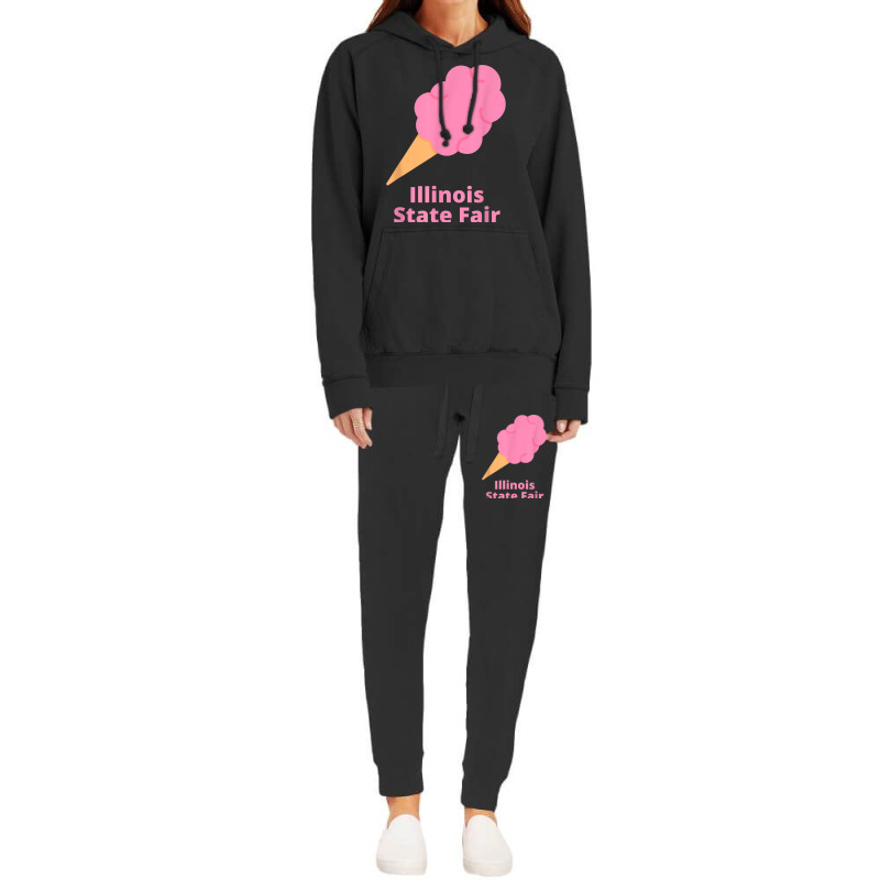 Illinois State Fair Pink Cotton Candy County Fair Hoodie & Jogger set by Uniform | Artistshot