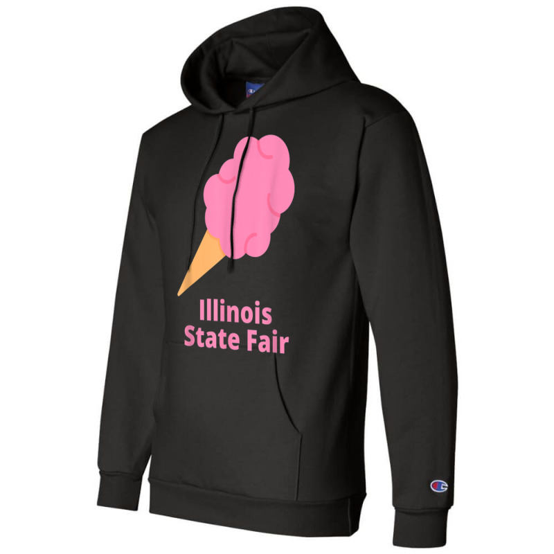 Illinois State Fair Pink Cotton Candy County Fair Champion Hoodie by Uniform | Artistshot