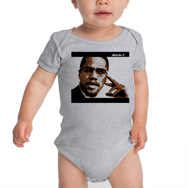 Malcolm Civil Rights America Premium T Shirt Baby Bodysuit by cm-arts | Artistshot