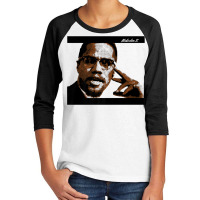 Malcolm Civil Rights America Premium T Shirt Youth 3/4 Sleeve | Artistshot