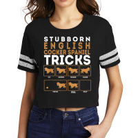 Stubborn English Cocker Spaniel Dog Tricks Graphic T Shirt Scorecard Crop Tee | Artistshot