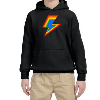 Pride Lightning Bolt Youth Hoodie | Artistshot