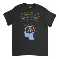 Mycologist Thinking About Mycology Fungi Mushroom Lover T Shirt Classic T-shirt | Artistshot