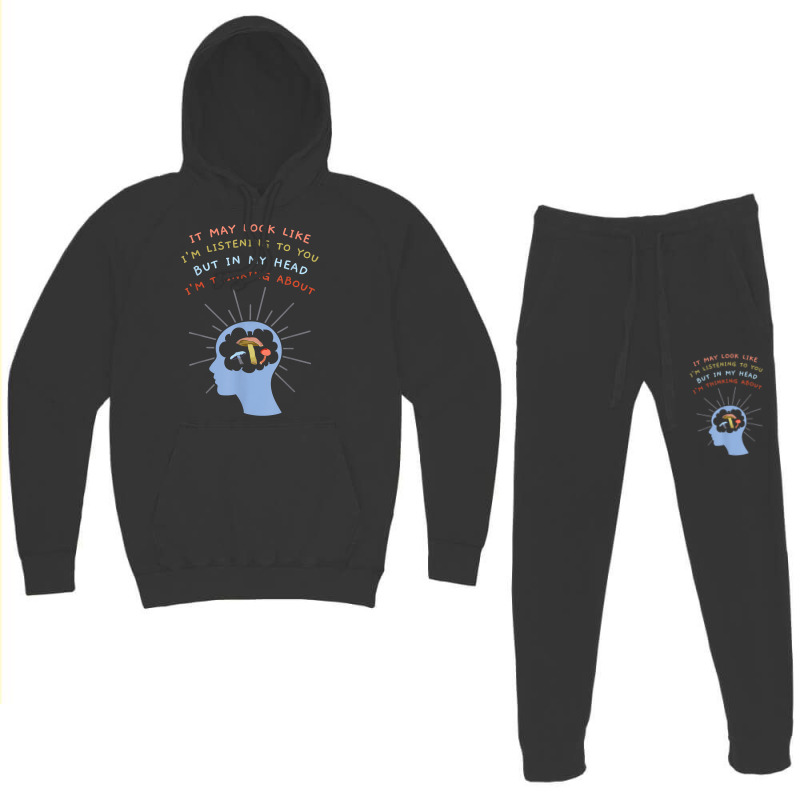 Mycologist Thinking About Mycology Fungi Mushroom Lover T Shirt Hoodie & Jogger set by cm-arts | Artistshot