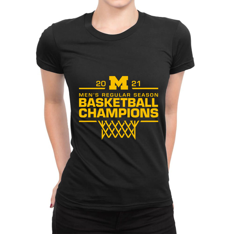 Michigan Ladies Fitted T-Shirt by cm-arts | Artistshot