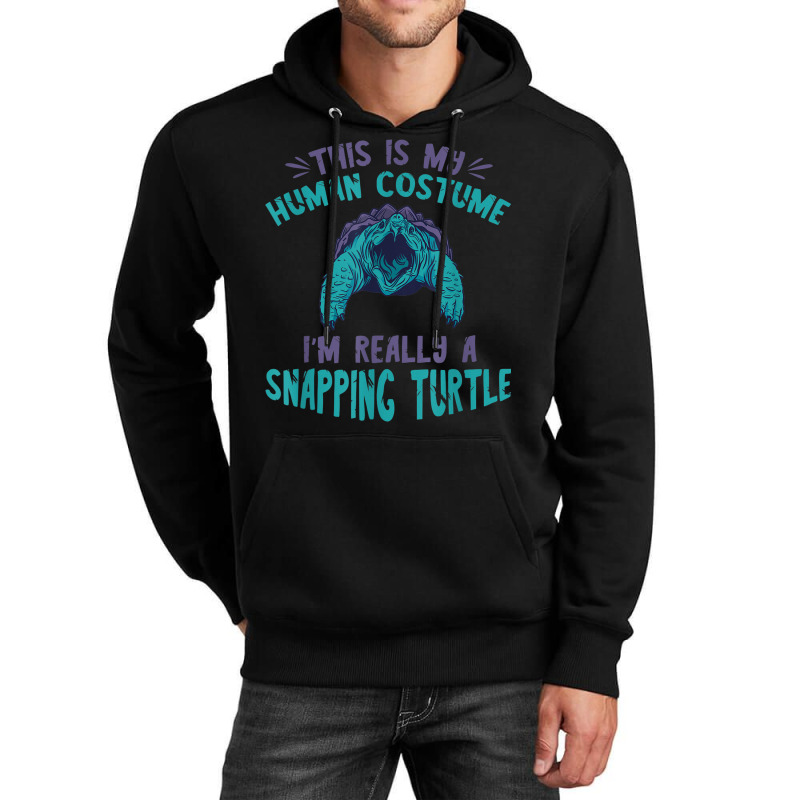 Snapping Turtle Human Costume Aligator Snapping Turtle Unisex Hoodie | Artistshot