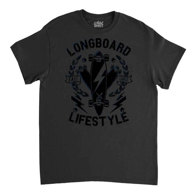 Funky Summer Longboard, Funky Summer Longboard Vintage, Funky Summer L Classic T-shirt | Artistshot