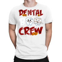 Womens Dental Boo Crew Halloween Dentists Dental Asst Matching Vneck T-shirt | Artistshot