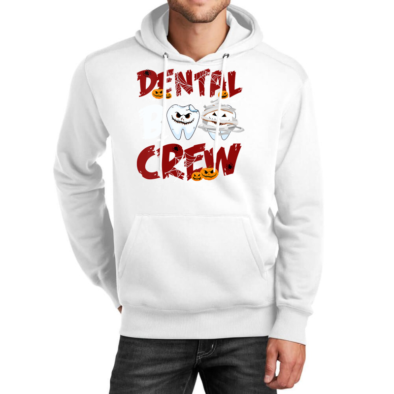 Womens Dental Boo Crew Halloween Dentists Dental Asst Matching Vneck Unisex Hoodie | Artistshot