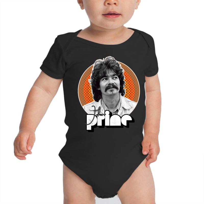 John Prine Retro Distressed Tribute Design Baby Bodysuit by Belton Fitts | Artistshot