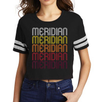 Meridian, Id  Vintage Style Idaho T Shirt Scorecard Crop Tee | Artistshot