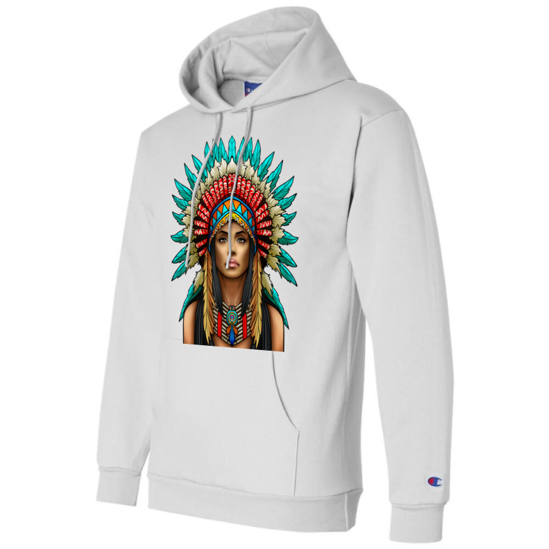 Native American Woman Indian Warrior For Women T Shirt Champion Hoodie | Artistshot