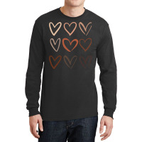 Skin Tone Hearts, Be Kind, Melanin Long Sleeve Shirts | Artistshot