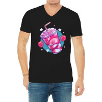 Strawberry Milk-snake, Strawberry Milk-snake Art, Strawberry Milk-snak V-neck Tee | Artistshot