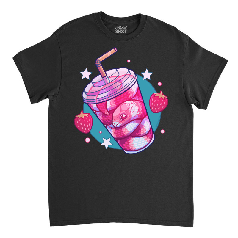 Strawberry Milk-snake, Strawberry Milk-snake Art, Strawberry Milk-snak Classic T-shirt by SHLUFFYI | Artistshot