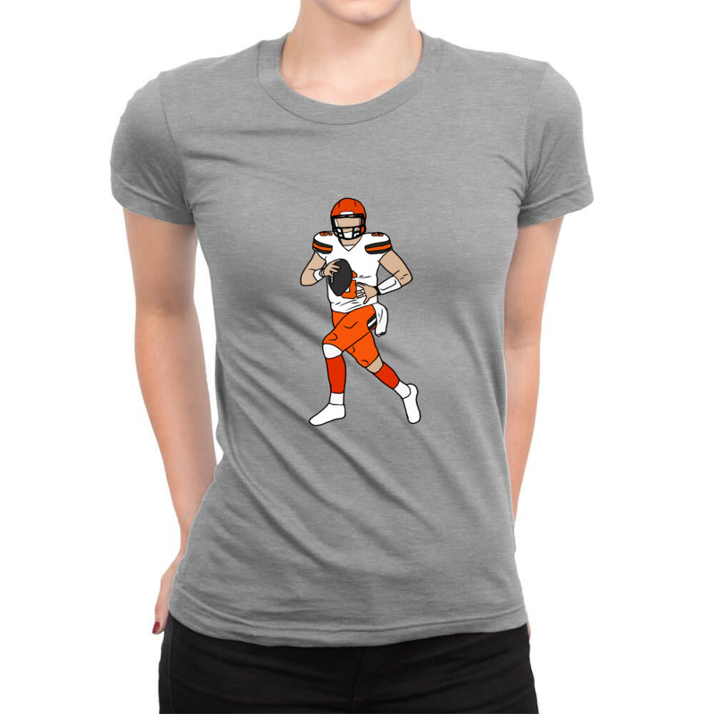 Baker Mayfield Merch Ladies Fitted T-Shirt by agus loli | Artistshot