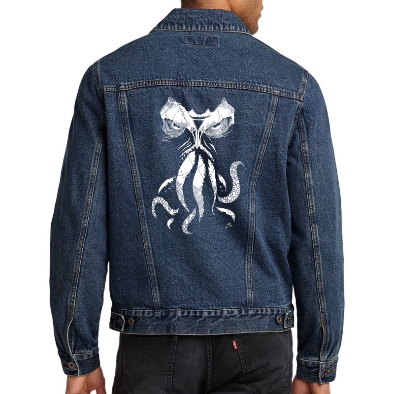 Cthulhu Wakes Men Denim Jacket | Artistshot