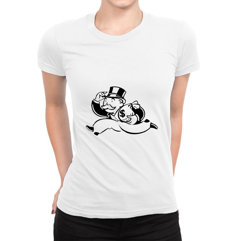 Monopoly Ladies Fitted T-Shirt by SaraAnnLee | Artistshot