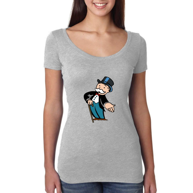 Monopoly Women's Triblend Scoop T-shirt by SaraAnnLee | Artistshot